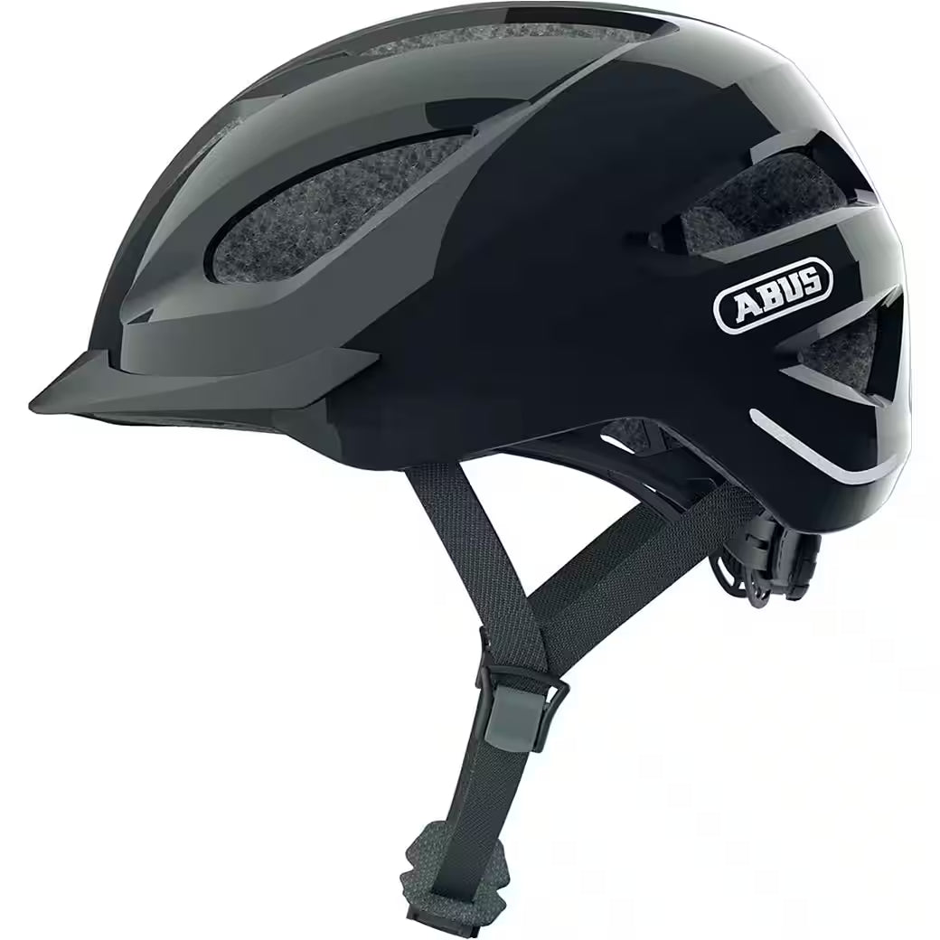 ABUS Pedelec 1.2 Shiny Black E-Bike Helm – Stadt & Pendeln – MabeaMobility