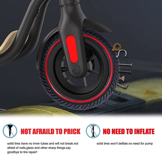 2x E-Scooter Vollgummi Reifen 8.5 x 2 Zoll Universal - MabeaMobility