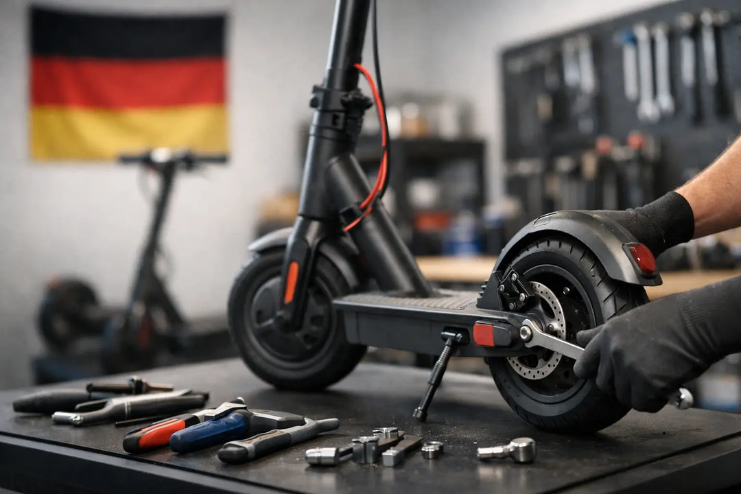 E-Scooter Reparatur Deutschland richtig angehen