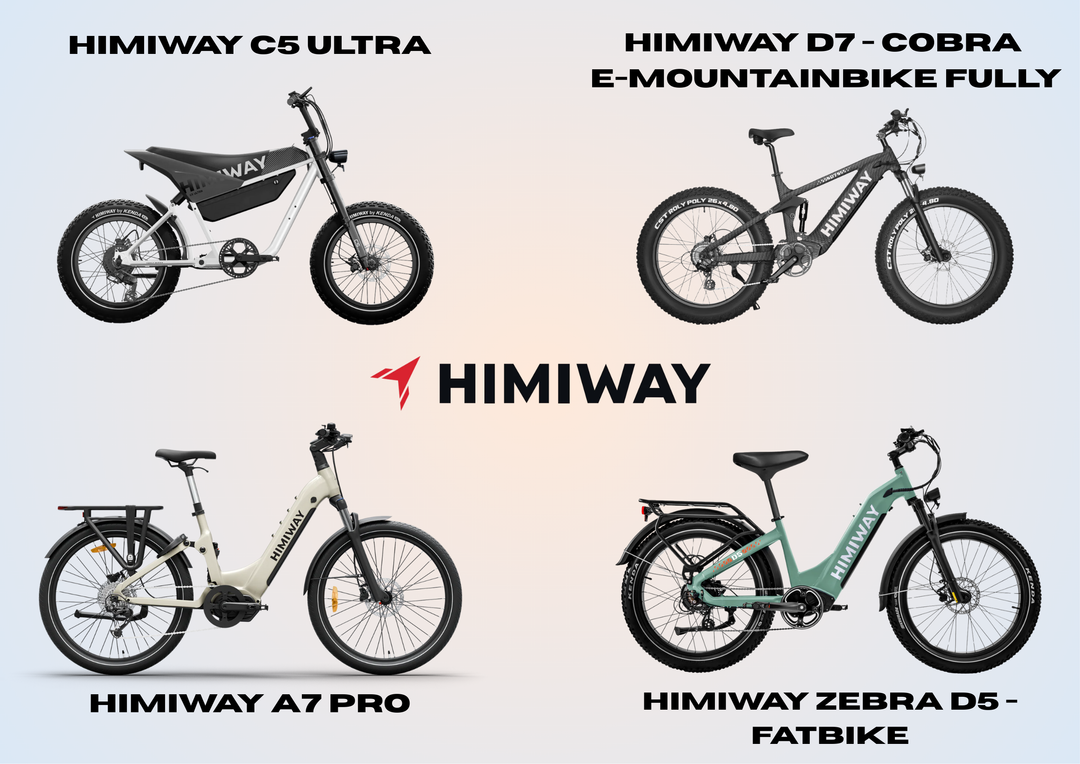 Entdecke Himiway: E-Bikes für Stadt, Gelände und Abenteuer 🚲