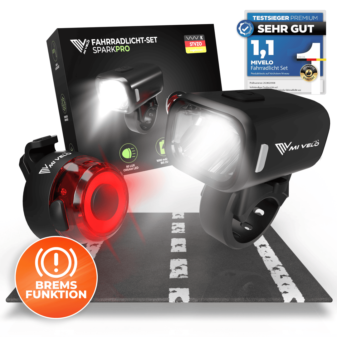 Fahrradlampen Set SPARK PRO