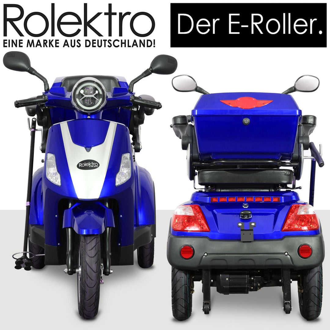 Rolektro E-Trike V3 Seniorenmobil - bis zu 25km/h, Lithium-Akku