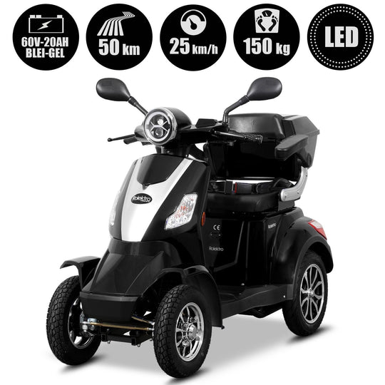 Rolektro Seniorenmobil E-Quad V3, 15 oder 25 km/h - MabeaMobility