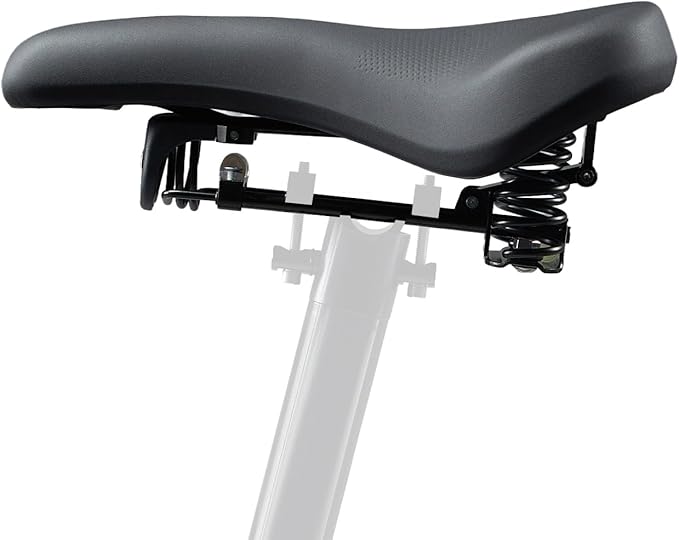 Air Seat 1 AFT Feder-Sattel – Komfortabler breiter Fahrradkissen für Stadt