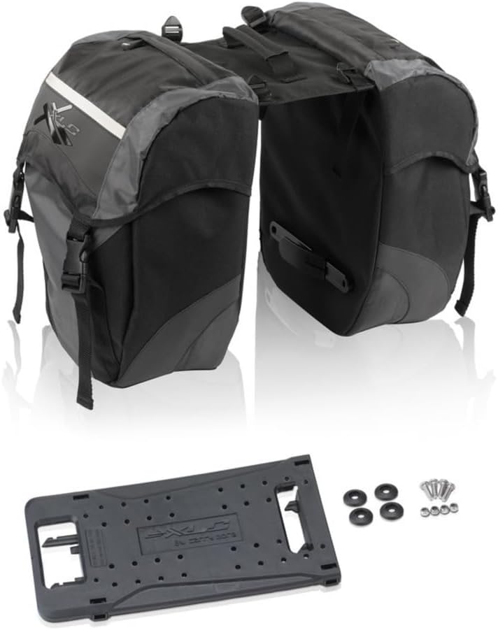 XLC CarryMore Doppelpacktasche 30 Liter 2x15 Liter Systemgepäckträger
