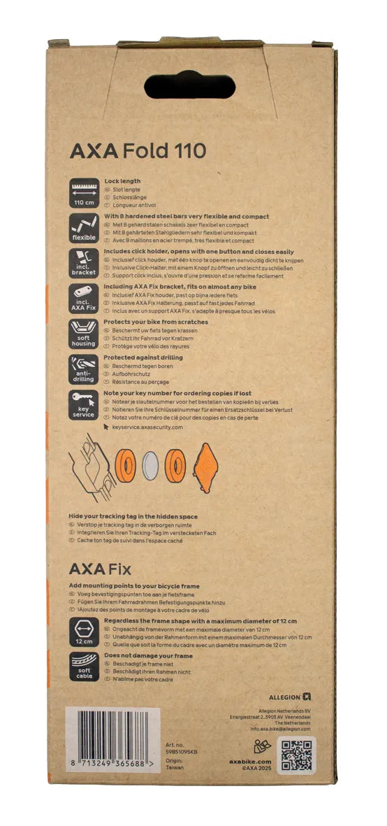 AXA Fold 110 - Fahrrad Faltschloss