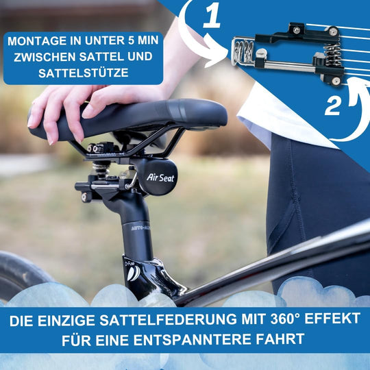 Air Seat Sattelfederung - innovative schwebende Sattelaufhängung