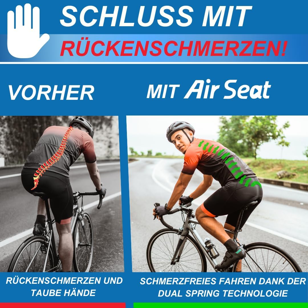 Air Seat Sattelfederung - innovative schwebende Sattelaufhängung