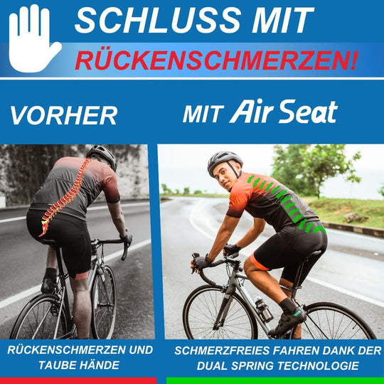 Air Seat Sattelfederung - innovative schwebende Sattelaufhängung