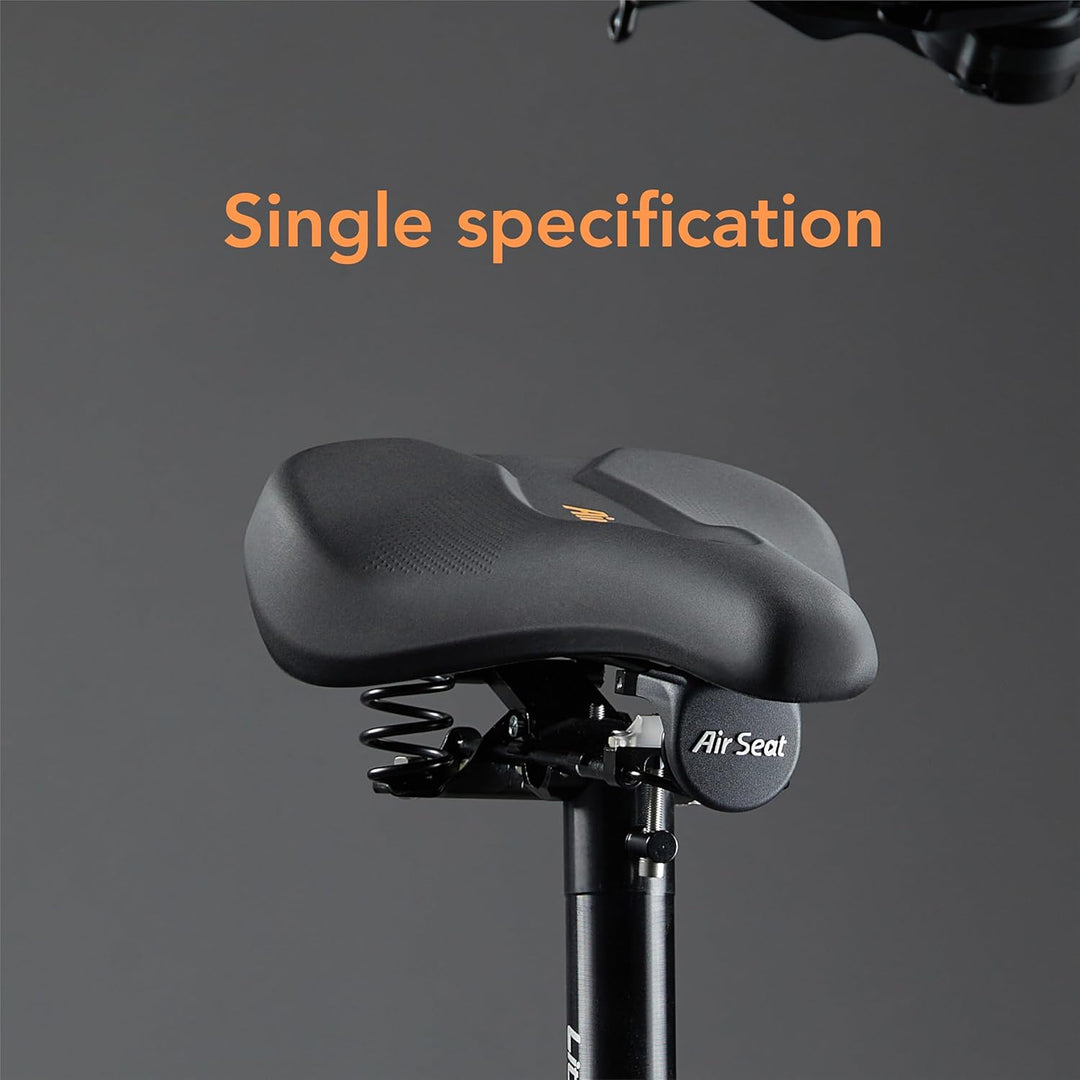 Air Seat 1 AFT Feder-Sattel – Komfortabler breiter Fahrradkissen für Stadt