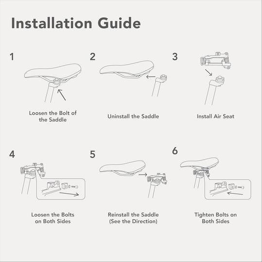 Air Seat 35 Sattelfederung - innovative schwebende Sattelaufhängung