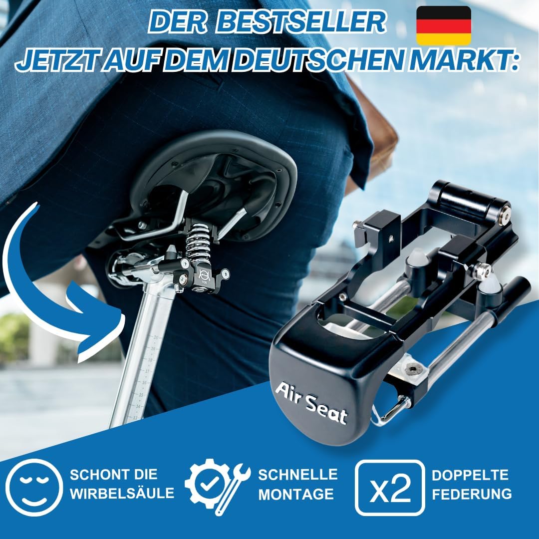 Air Seat Sattelfederung - innovative schwebende Sattelaufhängung