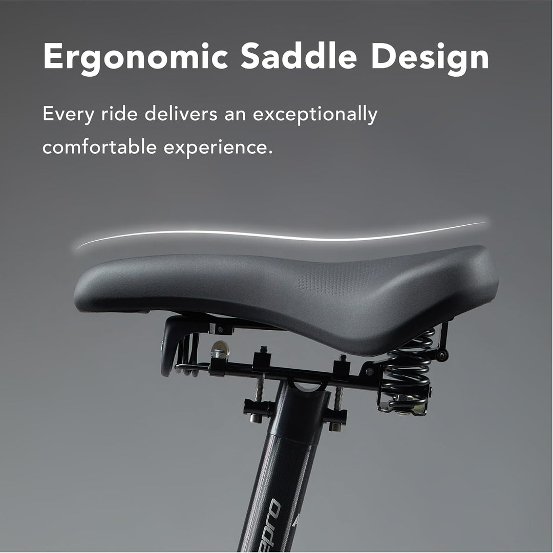 Air Seat 1 AFT Feder-Sattel – Komfortabler breiter Fahrradkissen für Stadt