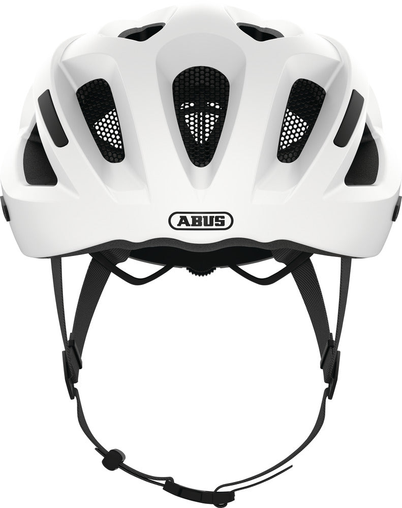abus fahrradhelm weiß ABUS Fahrradhelm City - Aduro 2.1 polar white