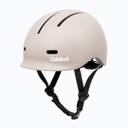 Qibbel Kinder-Fahrradhelm pebble grey