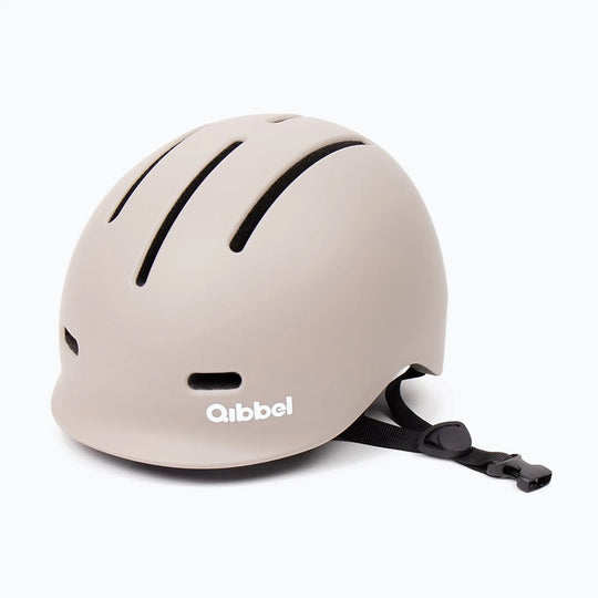 Qibbel Kinder-Fahrradhelm pebble grey