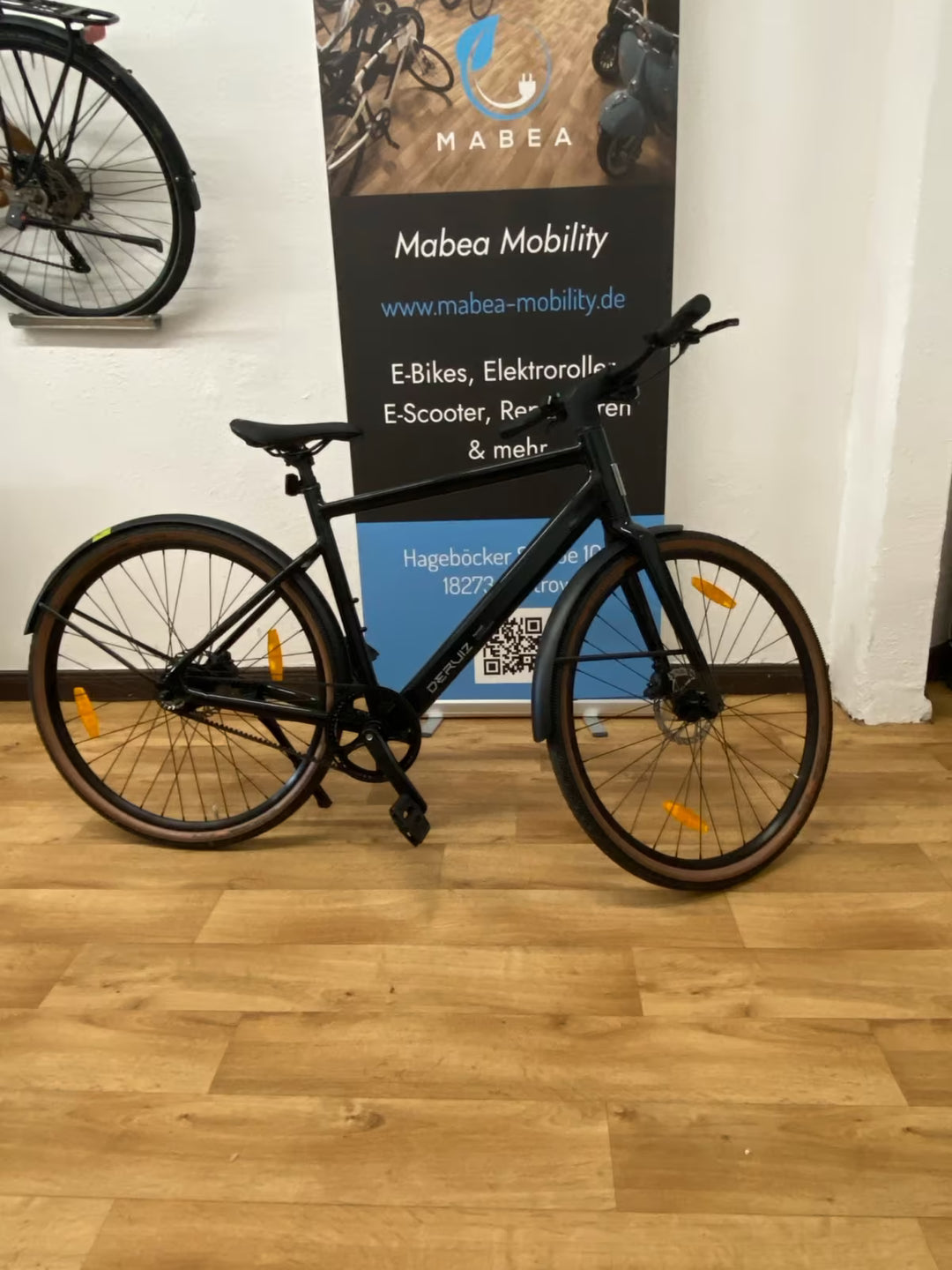 Deruiz Turmali E-Bike mit Riemen - gebrauchtes Vorführmodell - 2 Jahre Garantie