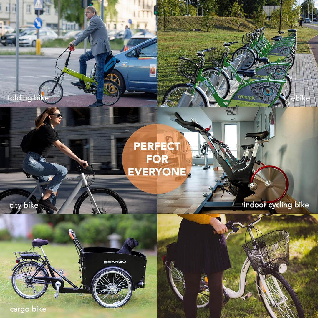 Air Seat 1 AFT Feder-Sattel – Komfortabler breiter Fahrradkissen für Stadt