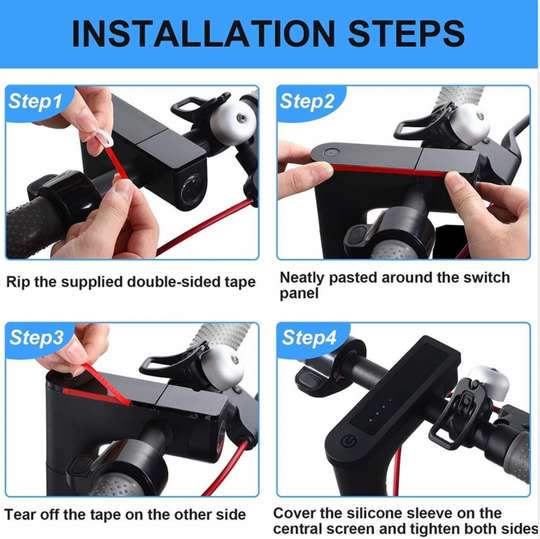 Premium Silikon-Schutzhülle Display für Elektroroller, Scooter