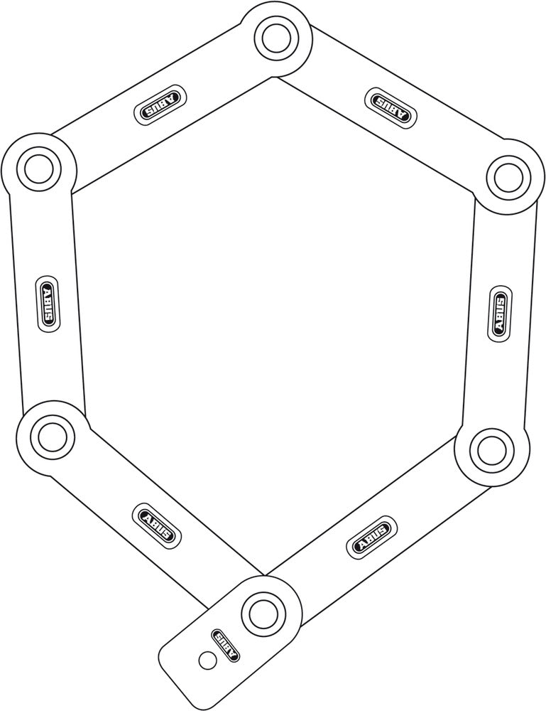 ABUS Fahrradschloss BORDO™ Classic 5900/90 black ST