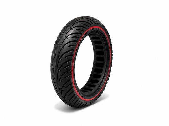 E-Scooter Reifen 8.5 x 2.0 – Sportprofil mit rotem Seitenstreifen