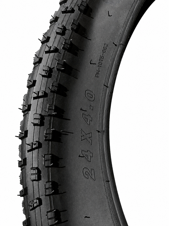 Fahrradreifen 24 x 4.0 – Grobstolliger Fatbike Reifen für Offroad & Gelände