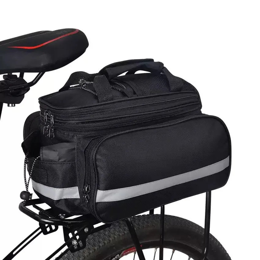 fahrradtasche schließen Fahrradtasche Packtasche 27L – erweiterbar, reflektierend inkl. Regena –  MabeaMobility