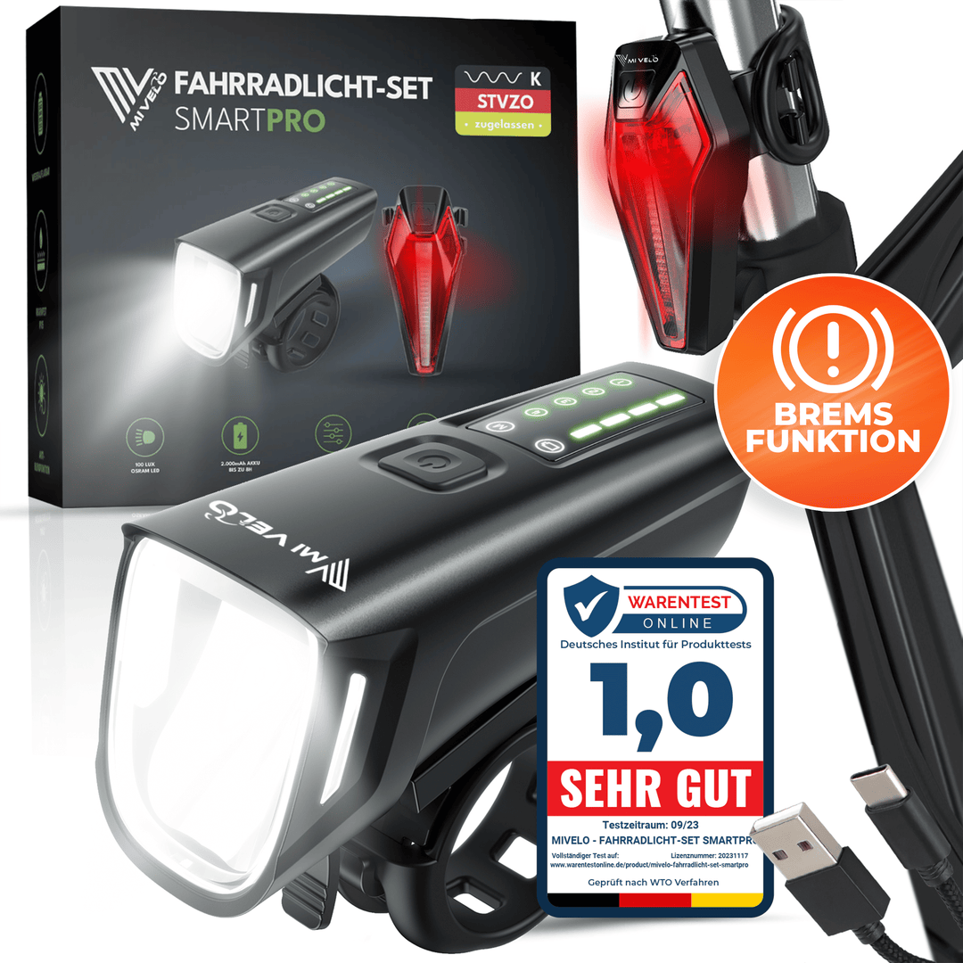 Fahrradlicht-Set SMART PRO