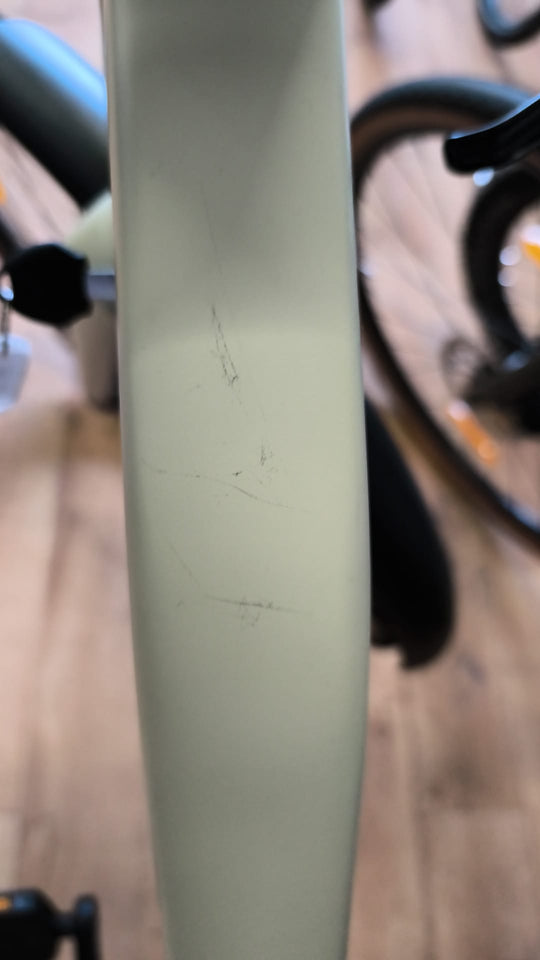 Deruiz Turmali E-Bike mit Riemen in cream white - gebrauchtes Vorführmodell - 2 Jahre Garantie