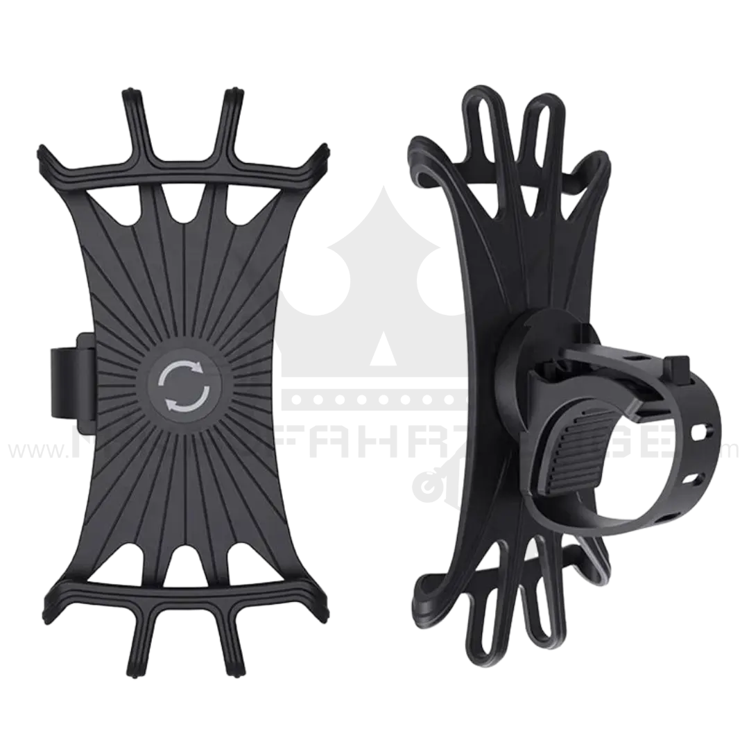 Robuste SUNIIK Gummi Handyhalterung 360° für Fahrrad E-Scooter Lenker - Sicherer Halt