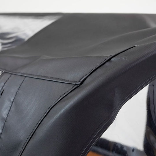 Babboe Curve Regenverdeck Schwarz – Premium Wetterschutz für Lastenfahrräder