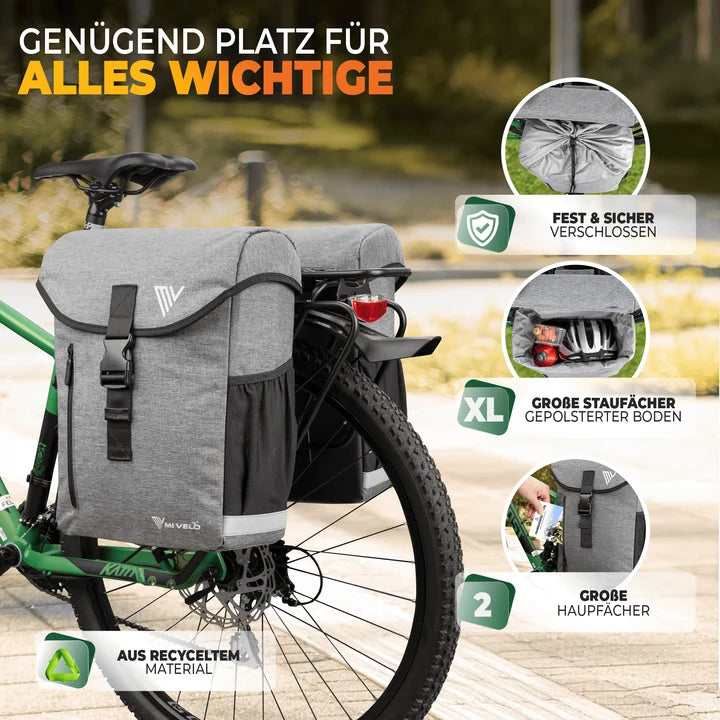 Mivelo Fahrrad Doppeltasche "DUPLEX" 36L