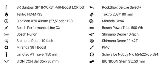 BIONICON Jesse FS 2 E-MTB Fully - MabeaMobility