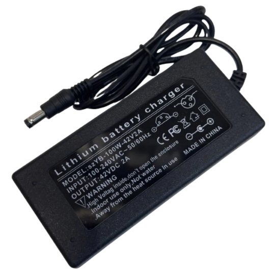 42V 2A Schnellladegerät für Lithium‑Ion‑Batterien, 5,5 mm x 2,1 mm