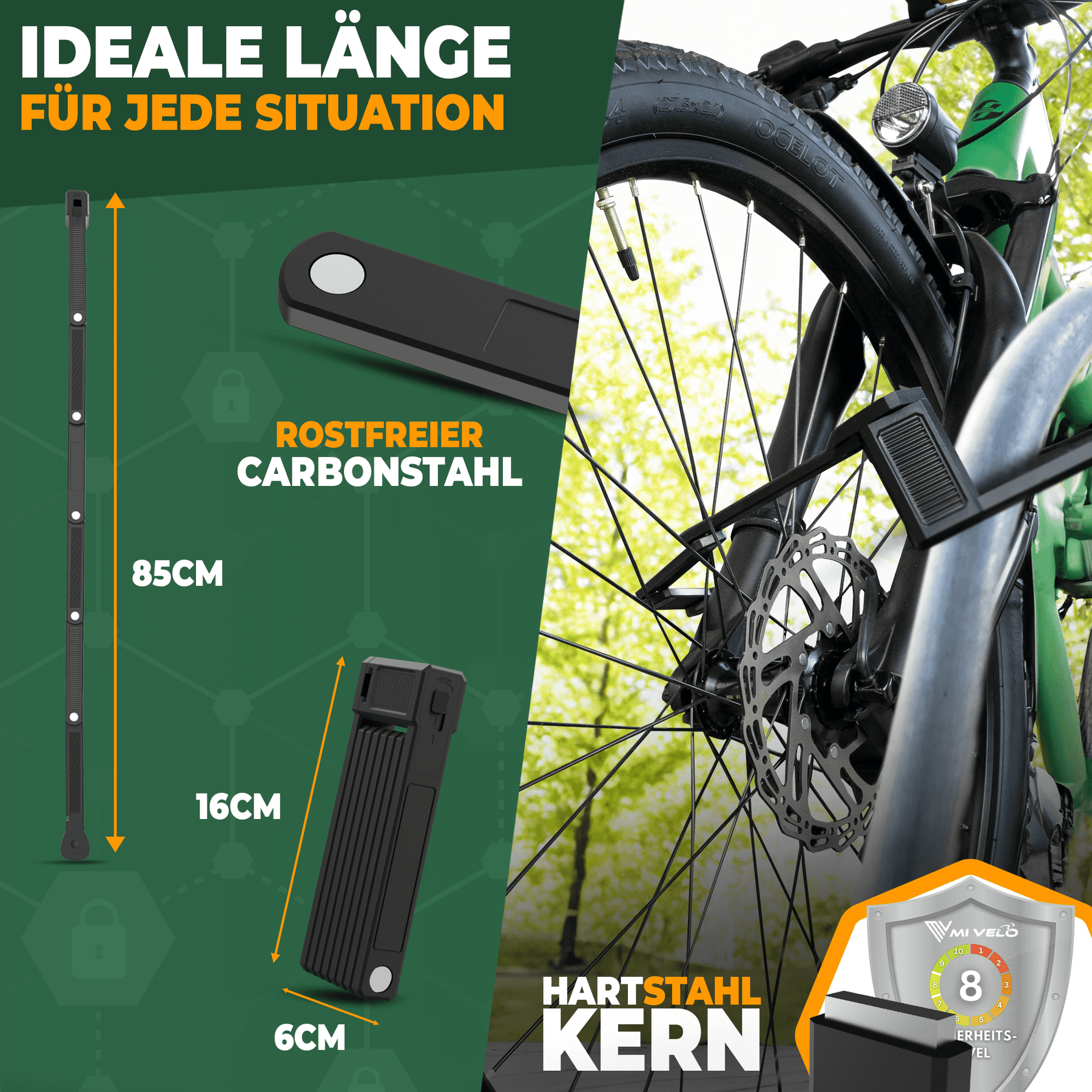 fahrradschloss öffnen ohne schlüssel Trelock Bügelschloss ZB 401 U4 Mini – MabeaMobility