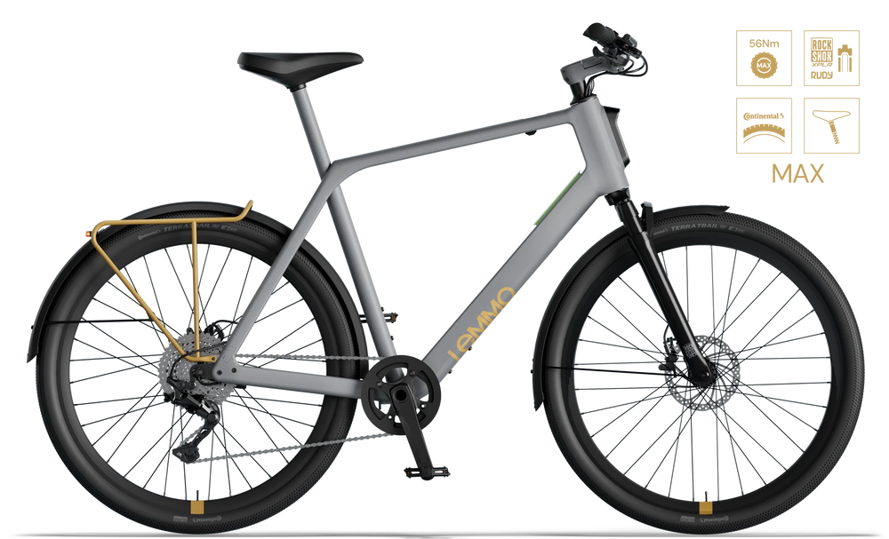 Lemmo ONE MK2 Dynamic - Smartes, leichtes E-Bike mit Kettenantrieb