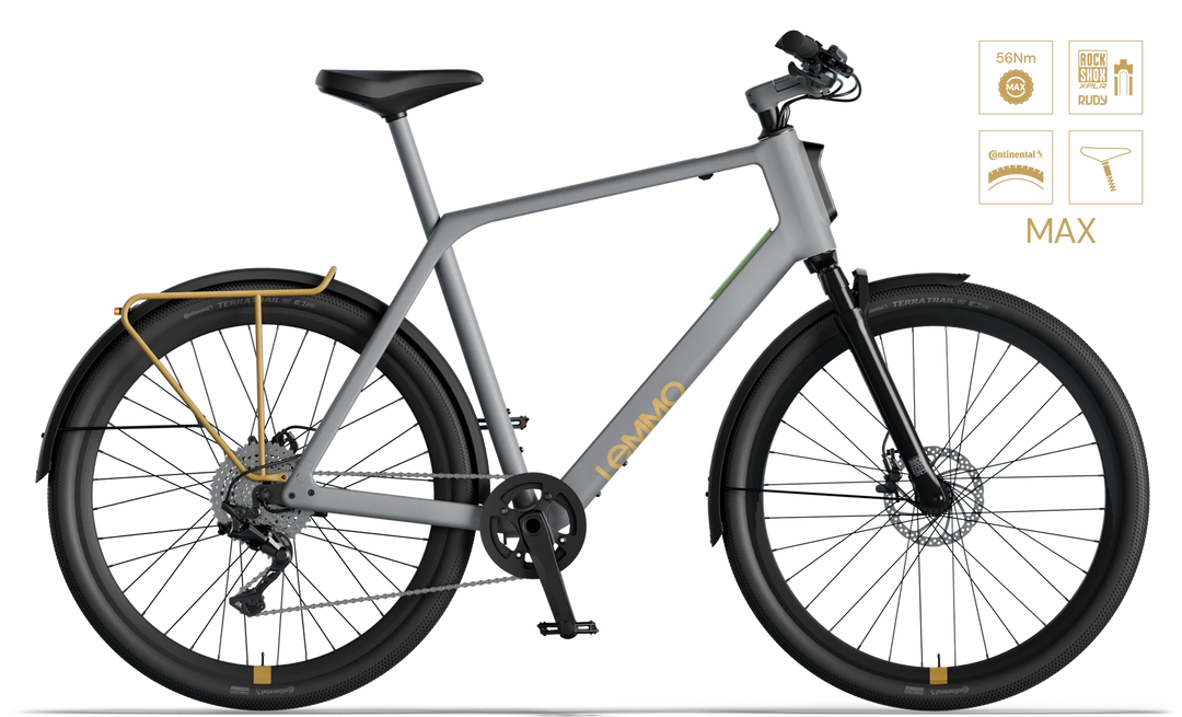 Lemmo ONE MK2 Dynamic - Smartes, leichtes E-Bike mit Kettenantrieb