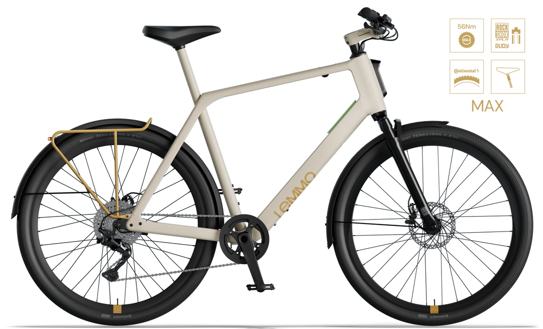 Lemmo ONE MK2 Dynamic - Smartes, leichtes E-Bike mit Kettenantrieb