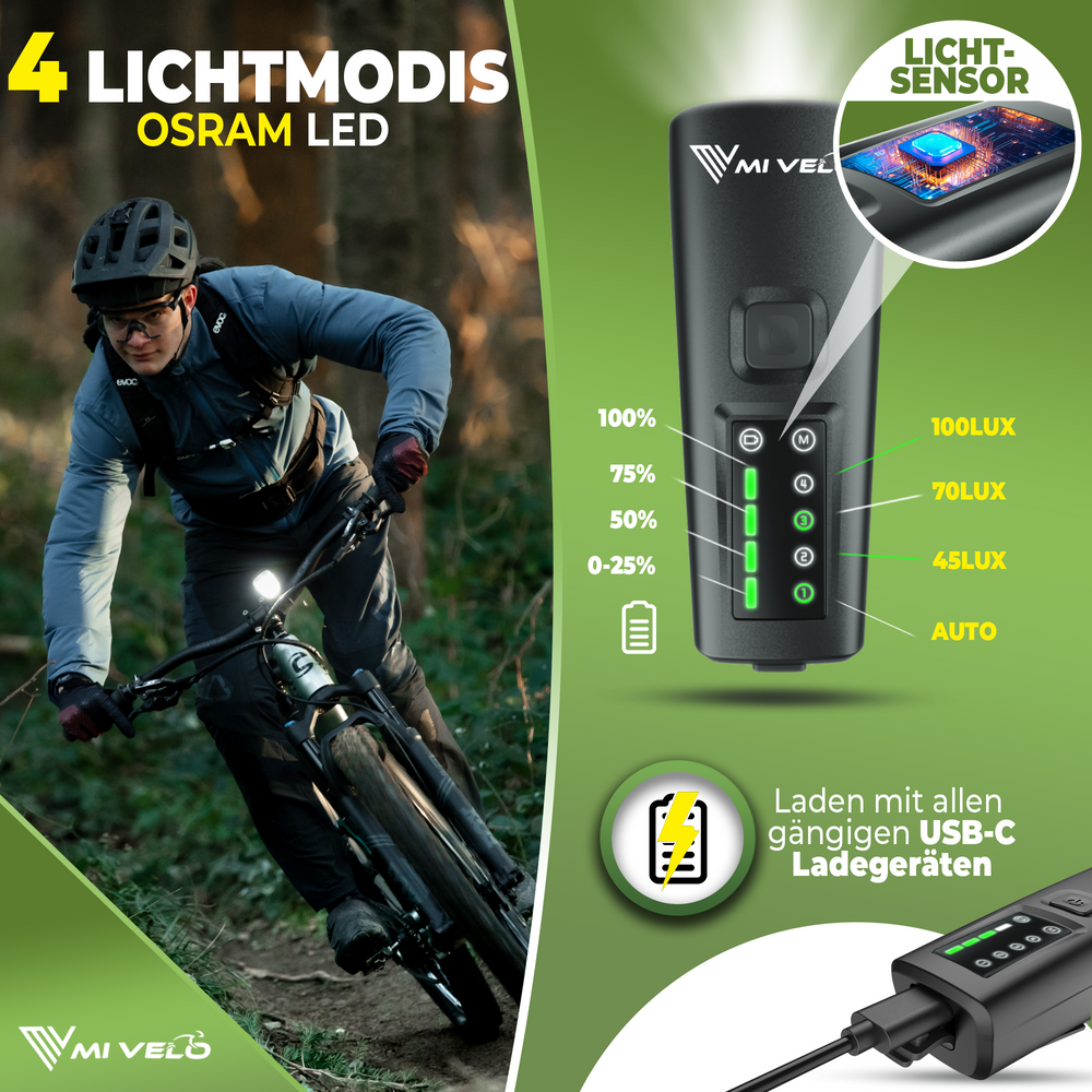 Fahrradlicht-Set SMART PRO