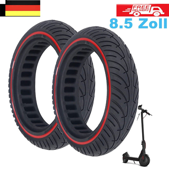 2x E-Scooter Vollgummi Reifen 8.5 x 2 Zoll Universal