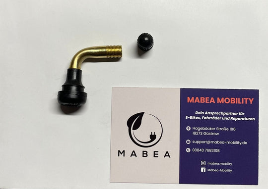 E-Scooter Ventil Tubeless 90° Reifenventil für Elektroroller, Scooter