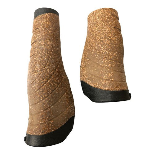 Ergo Tec Faro Kork Fahrradlenkgriff, ergonomisch, 135/92 mm, Braun