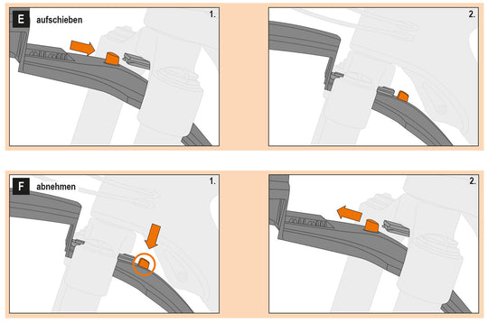 SHOCKBLADE – MTB Vorderrad Schutzblech