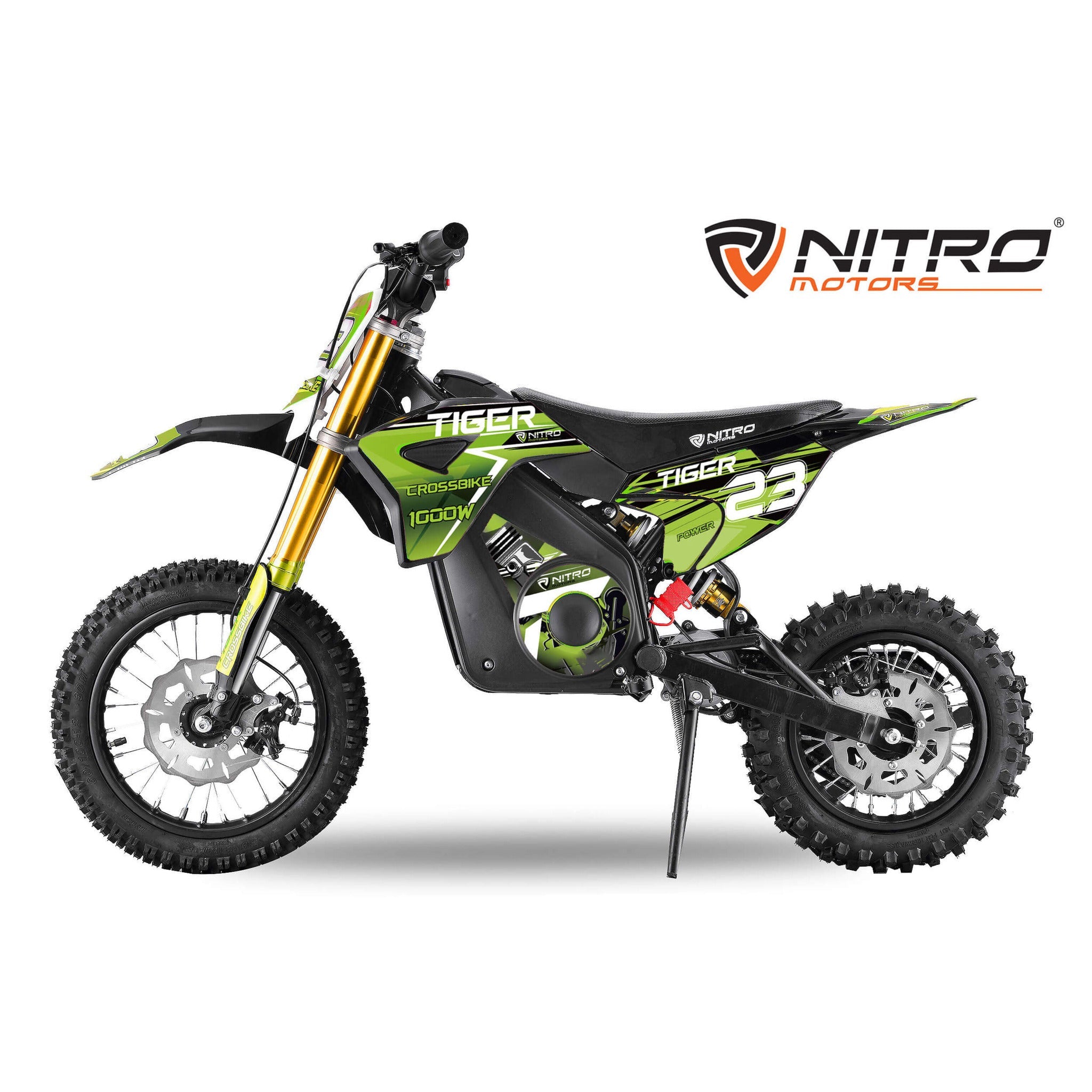 NITRO MOTORS 1000W Eco mini Kinder Dirtbike Tiger DLX 12" - MabeaMobility