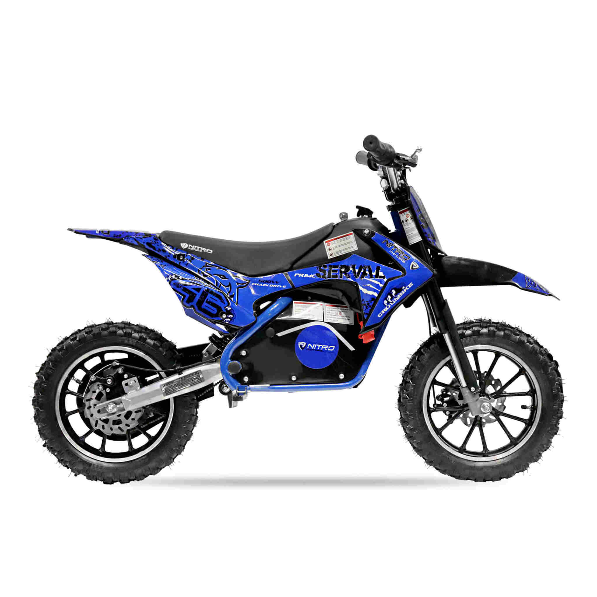 NITRO MOTORS 500W Eco mini Kinder Dirtbike Serval PRM 10" - MabeaMobility